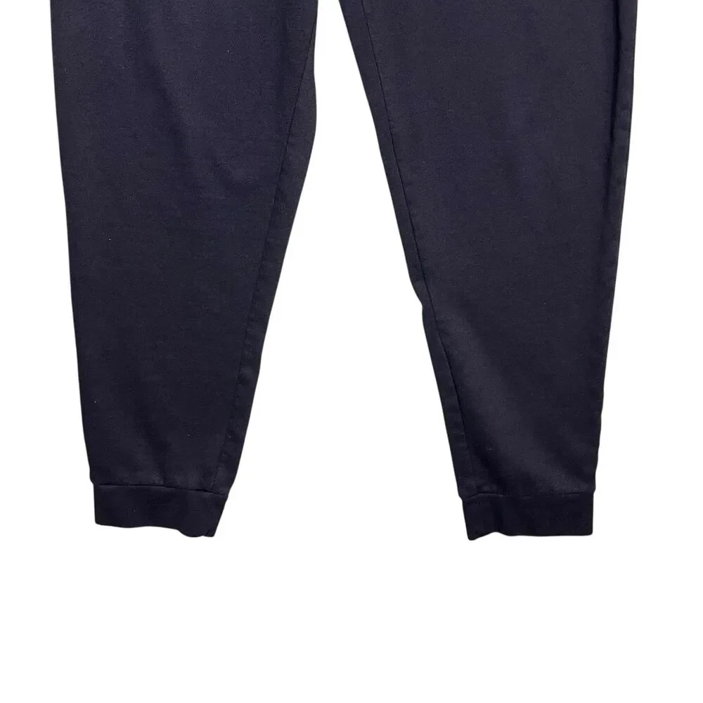 Adidas Pants Mens Large Black Golf Joggers Sweatpants Tapered Cuffed Pockets